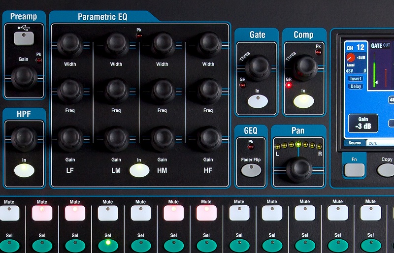 Цифровой микшер и консоль ALLEN&HEATH- QU-24 напрокат